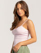 TILLYS Lace Trim Womens Cami image number 3