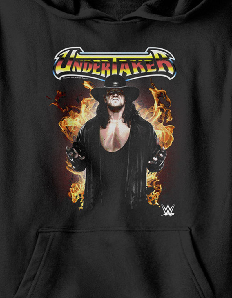 WWE Undertaker Flames Unisex Kids Hoodie image number 1