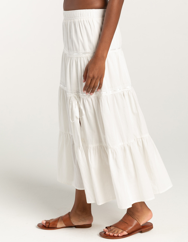 RSQ Womens Mid Rise Tiered Midi Skirt image number 2