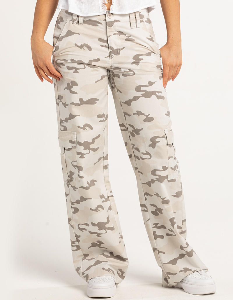 RSQ Low Rise Canvas Womens Cargo Pants image number 1