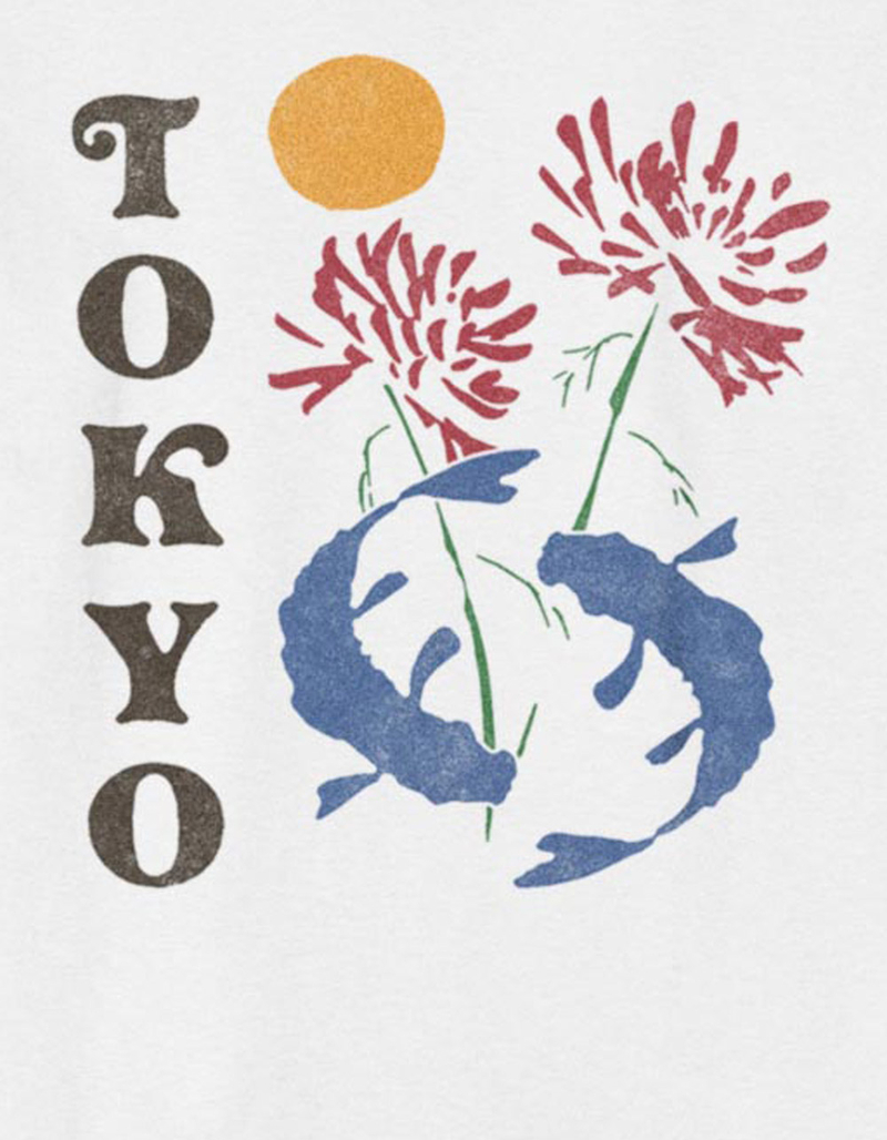 DESTINATION Tokyo Floral Fish Unisex Kids Tee image number 1