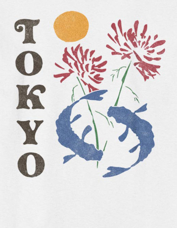 DESTINATION Tokyo Floral Fish Unisex Kids Tee