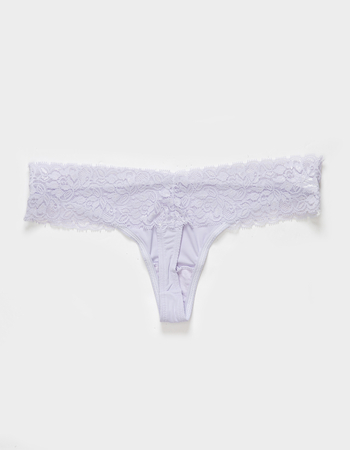 LOVE LIBBY Lace Trim Thong