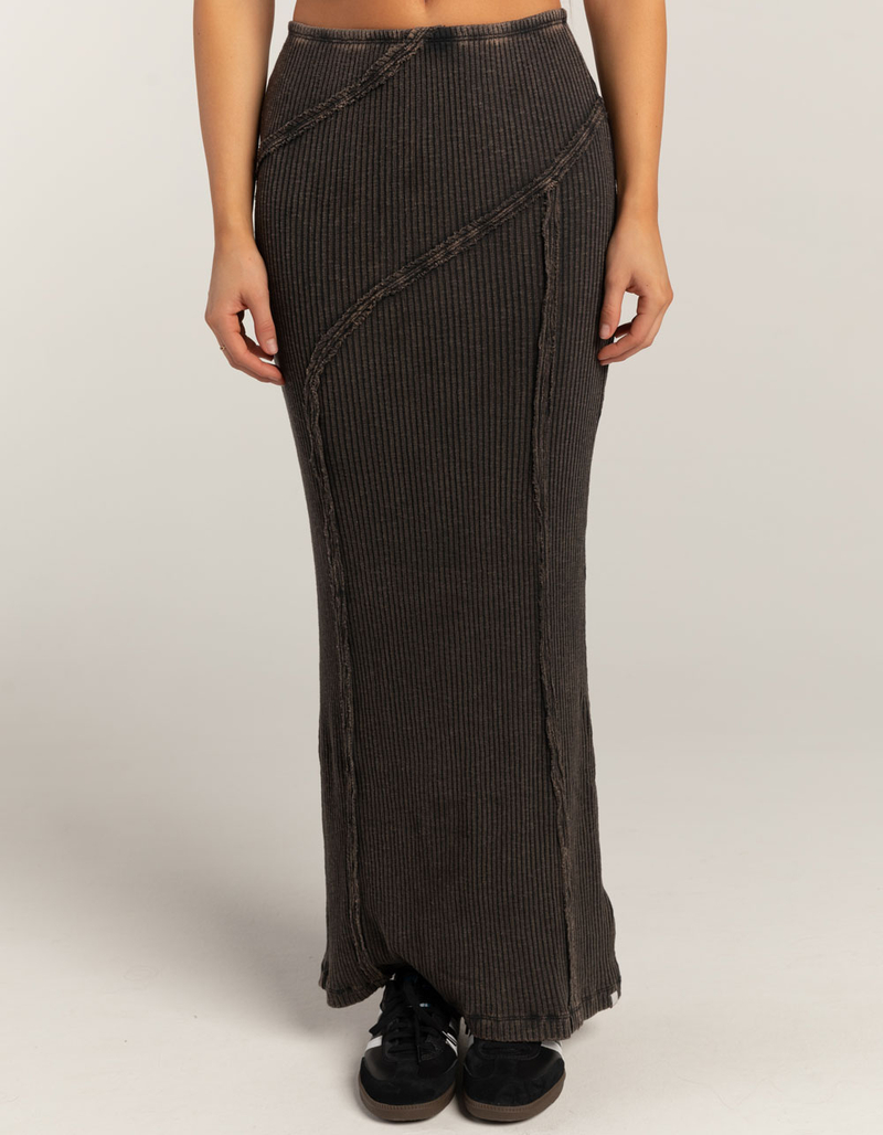 BDG Urban Outfitters Washed Rib Seam Womens Maxi Skirt image number 1