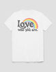 LOVE Who You Are Unisex Tee image number 1