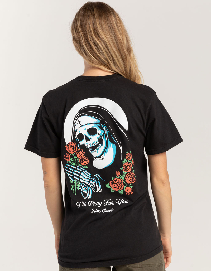 RIOT SOCIETY I'll Pray For You Womens Tee image number 0