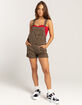 RSQ Womens Twill Washed Shortalls image number 4
