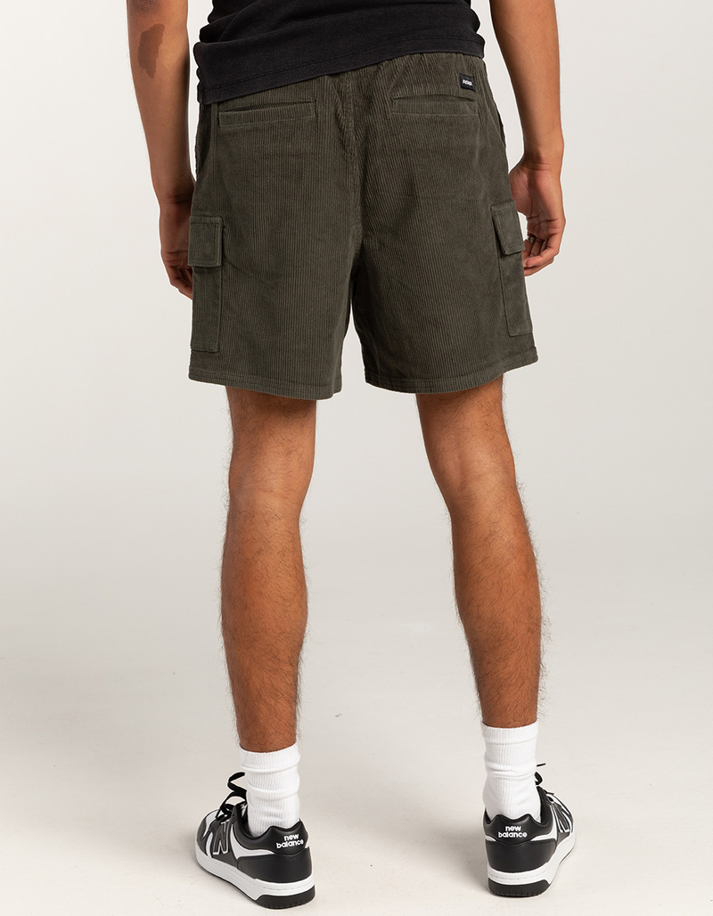 RSQ Mens Cord Cargo Pull On Shorts image number 5