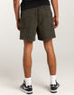 RSQ Mens Cord Cargo Pull On Shorts image number 6