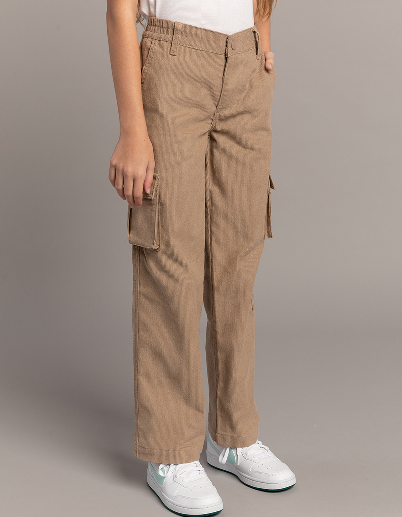 RSQ Girls Corduroy Cargo Pants image number 3