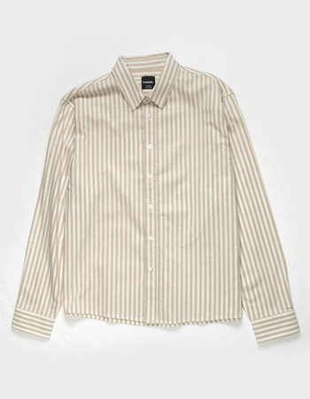 RSQ Mens Striped Oxford Shirt