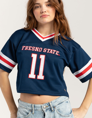 HYPE AND VICE Fresno State University Womens Football Jersey Alternative Image