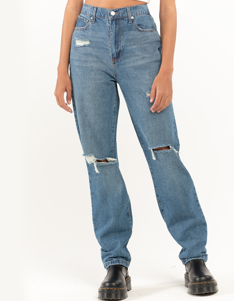 RSQ Womens 90s Destruct Jeans image number 1