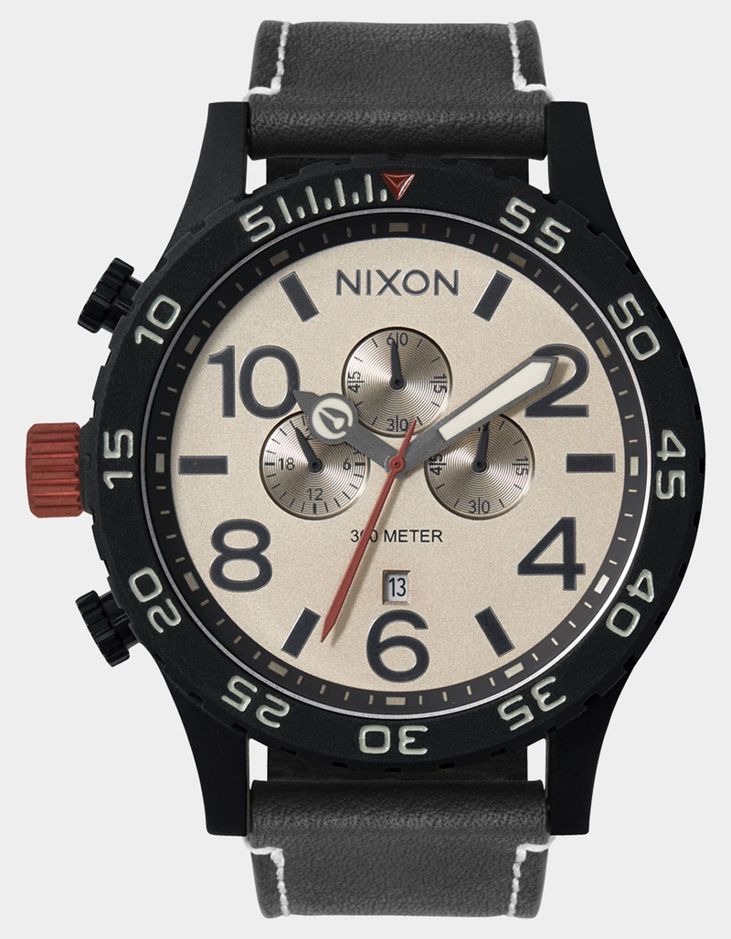 NIXON 51-30 Chrono Leather Watch image number 0