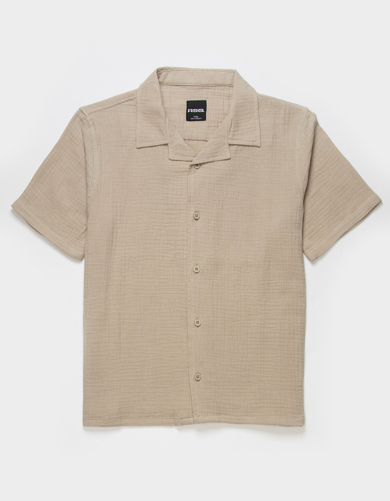 RSQ Boys Textured Button Up Shirt image number 1