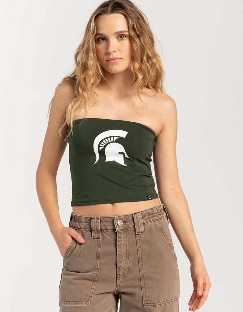 HYPE AND VICE Michigan State University Womens Tube Top image number 0