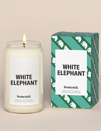 HOMESICK White Elephant Candle