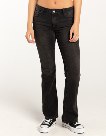 RSQ Womens Low Rise Flare Jeans Alternative Image