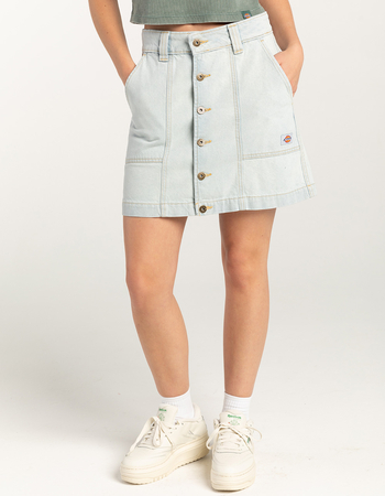 DICKIES Madison Womens Denim Mini Skirt Alternative Image