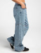 RSQ Womens Low Rise Moto Slouch Rigid Jeans image number 3