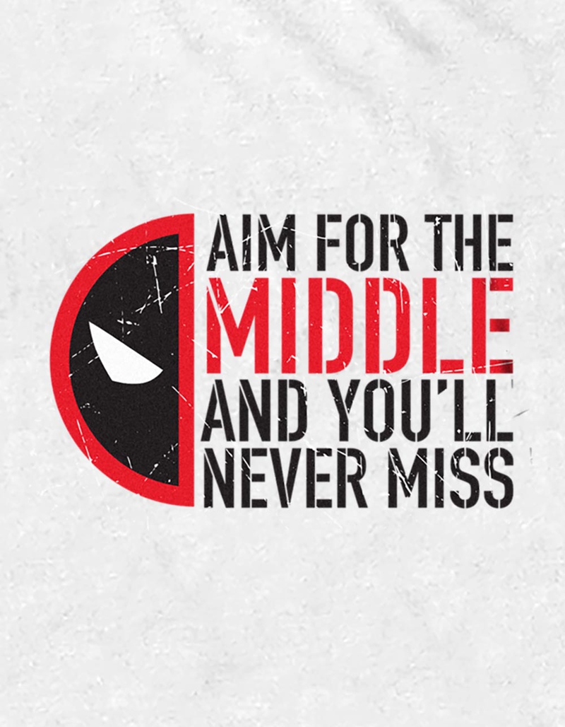 DEADPOOL Aim For The Middle Unisex Tee image number 1