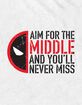 DEADPOOL Aim For The Middle Unisex Tee image number 2