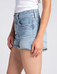 LEVI'S 501 High Rise Womens Denim Shorts - Micro Vibes image number 3