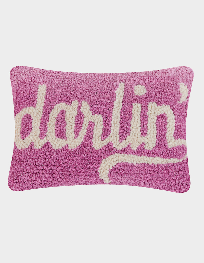 Darlin Hooked Pillow image number 0