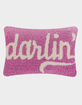 Darlin Hooked Pillow image number 1