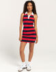 RSQ Womens Polo Stripe Bodycon Dress image number 2