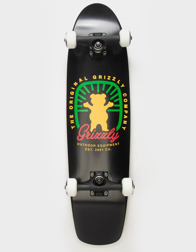GRIZZLY Locally Grown 7.75'' Complete Cruiser Skateboard image number 0