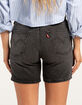 LEVI'S 501 Mid Thigh Womens Denim Shorts - Case Closed image number 4