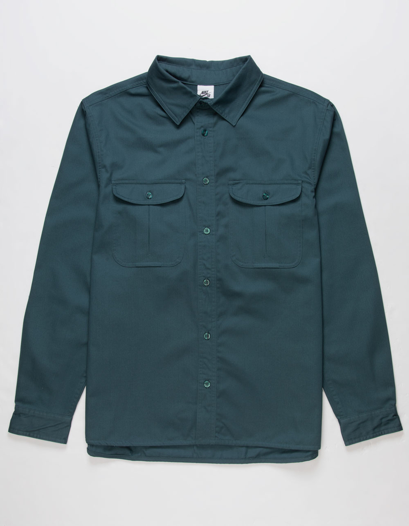 NIKE SB Tanglin Mens Button Up Long Sleeve Shirt image number 0