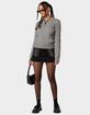 EDIKTED Minka Fitted Cable Knit Sweater image number 5