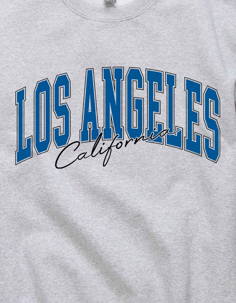 LOS ANGELES California Script Unisex Crewneck Sweatshirt image number 1