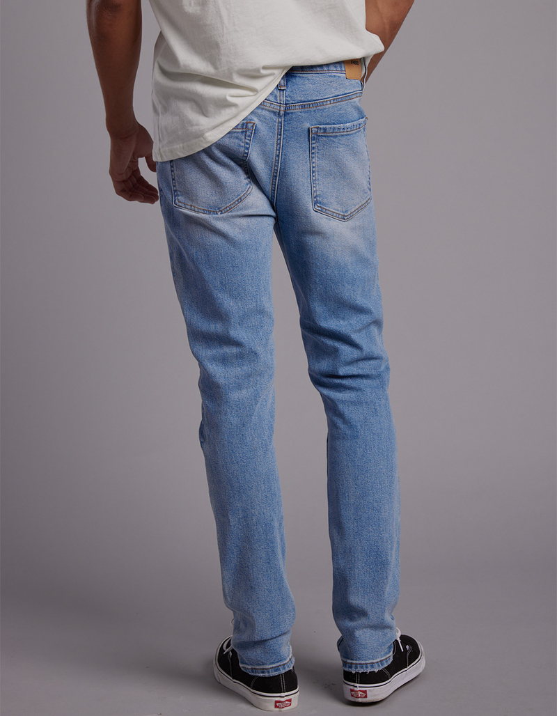 RSQ Mens Skinny New Light Denim Jeans image number 3