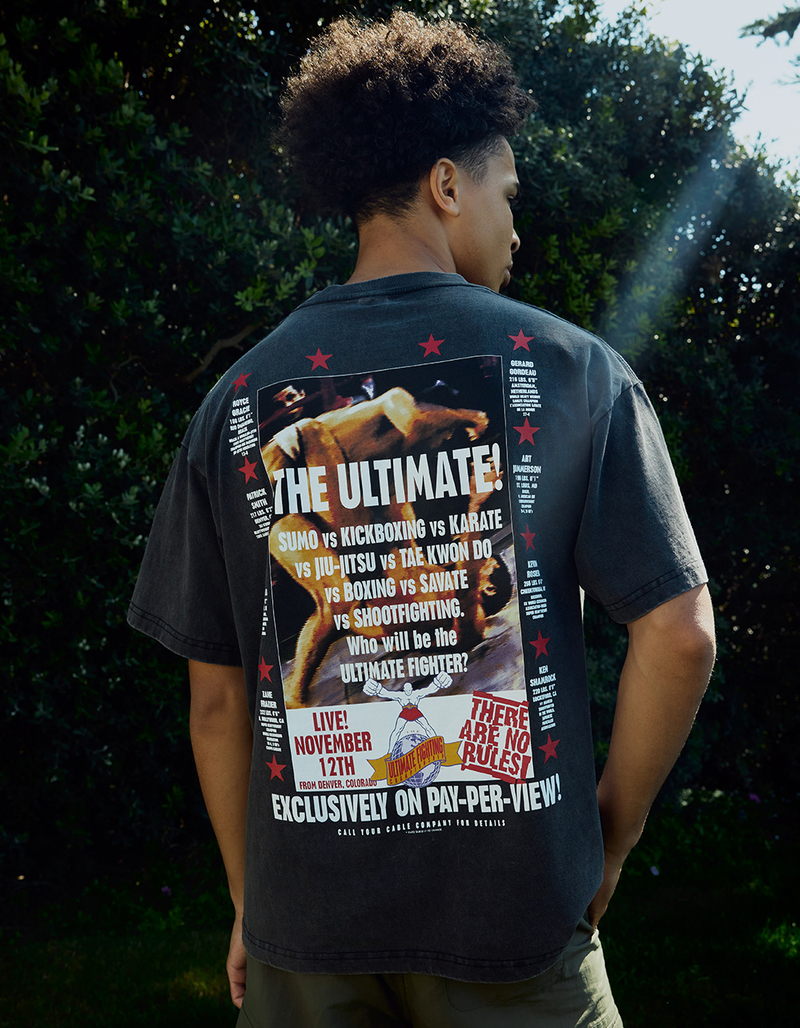 UFC 001 Poster Mens Oversized Tee image number 0