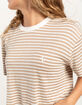 RUSTY Penny Stripe Womens Tee image number 5