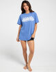 RIOT SOCIETY Hawaii Puff Ink Womens Tee image number 2