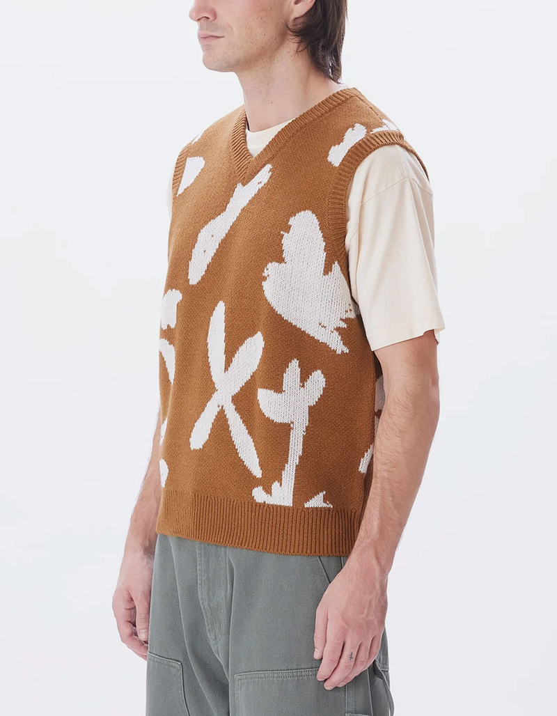 OBEY Amir Mens Sweater Vest image number 1