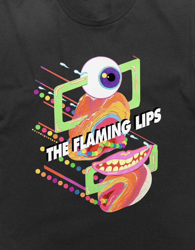 THE FLAMING LIPS Mouth And Dots Unisex Tee image number 1