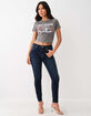 TRUE RELIGION Heritage Burnout Womens Baby Tee image number 2