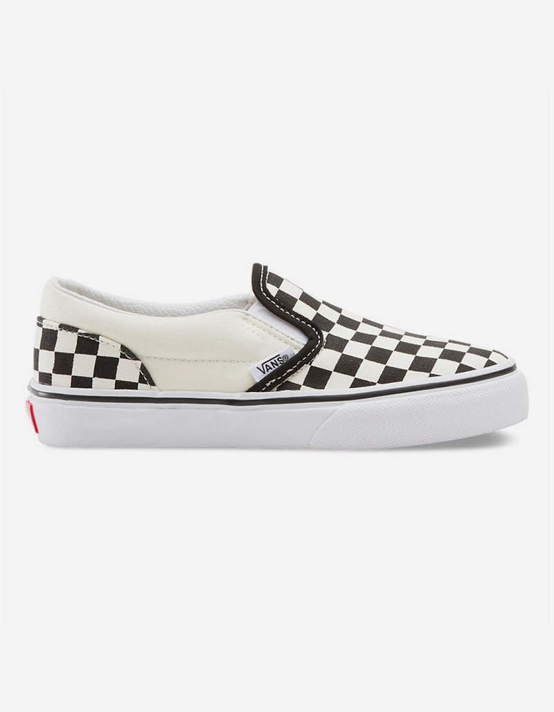 VANS Checkerboard Classic Kids Slip-On Shoes image number 0