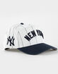 47 BRAND New York Yankees Cooperstown Double Header Pinstripe ’47 Hitch Snapback Hat image number 3