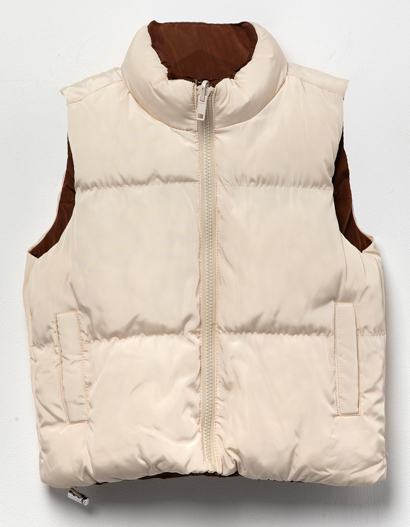 RSQ Girls Reversible Puffer Vest image number 0