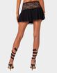 EDIKTED Mesh & Lace Mini Skirt image number 5