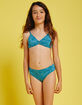 FULL TILT Texture Ring Girls Bralette Bikini Set image number 4
