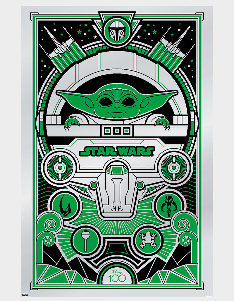 DISNEY 100th Star Wars Deco-Luxe Grogu Poster image number 0