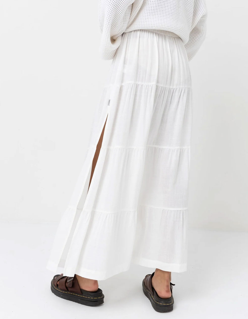RHYTHM Classic Womens Tiered Maxi Skirt image number 2