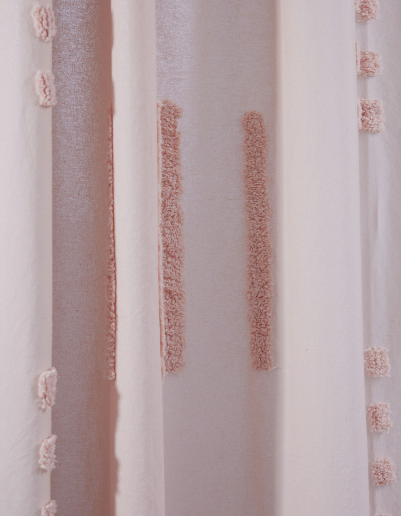Tufted Shower Curtain image number 2